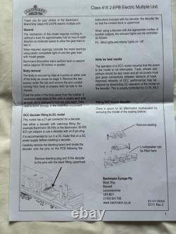 DCC Fitted Bachman 31-375 Class 416 2 Car Emu Set Mint Condition