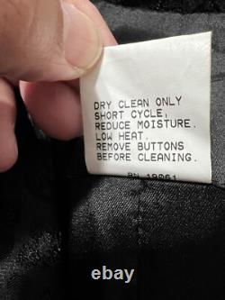 DD Collection Women's Two Piece Black Floral Paisley Suit Size 4 Made In Italy