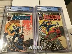 Daredevil #160 &161 CGC 9.6/9.8 set of Two Miller Run Bullseye App