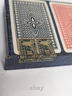 De La Rue's Five-Suit Bridge Double Deck Card Set, England, Five Suit, Tax Stamp