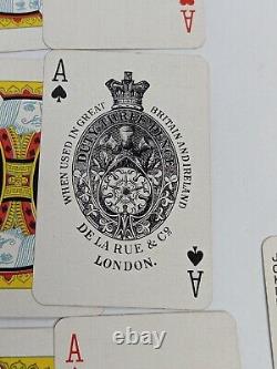 De La Rue's Five-Suit Bridge Double Deck Card Set, England, Five Suit, Tax Stamp