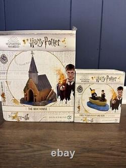 Department 56 Harry Potter The Boat House Set! Brand New In Boxes Set Of Two