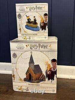 Department 56 Harry Potter The Boat House Set! Brand New In Boxes Set Of Two