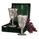 Design Toscano Dragon Pewter Goblets Set Of Two With Gift Box