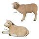 Design Toscano Merino Ewe Life-size Lambs Statue Collection Set Of Two