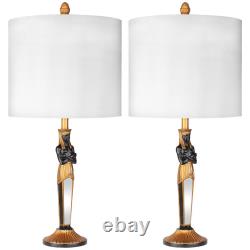 Design Toscano Servant to the Egyptian Pharaoh Table Lamp Set of Two