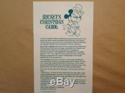Disney Art CEL's MATCHED SET Mickey's Christmas Carol Scrooge TWO