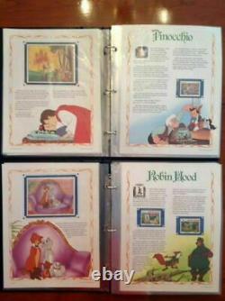 Disney Stamp Movie Panel 27 Movie SETs Classic Collection TWO Books