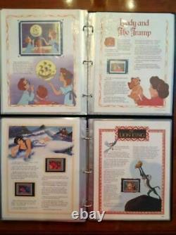 Disney Stamp Movie Panel 27 Movie SETs Classic Collection TWO Books