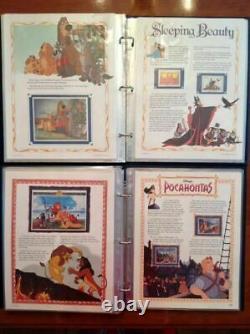 Disney Stamp Movie Panel TWO Books 27 Movie SETs Classic Collection