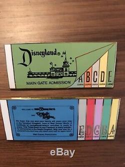 Disney World Disneyland Cast Exclusive Ticket Book Pin Set Of Two LE
