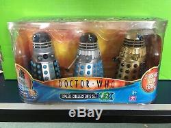 Doctor Who 5 Classic Dalek Collector's Sets 1 & 2 One and Two Opened but boxe