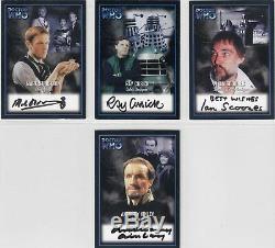Doctor Who Series Two Complete Set of 13 Auto Cards AU1 AU13
