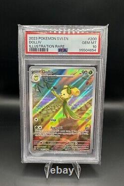 Dolliv 2023 Pokemon SVI EN Scarlet & Violet #200 Illustration Rare PSA 10