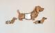 Driftwood Dachshund Family Mirror Set 3 Member Mother Two Wall Decor