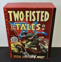 EC Library Two -Fisted Tales Russ Cochran Pub. 4 Volume Set With Slipcase 1980