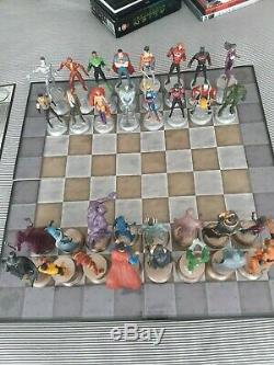 Eaglemoss Marvel / DC Chess Collections, two complete sets, XMen / Forever Evil