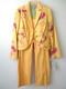 Earl Rutenberg Collection Yellow Embroidered Blazer & Pants Suit Set Size S -nwt
