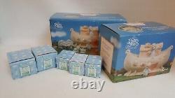 Enesco Precious Moments Noah's Ark Two by Two complete set in box porcelain