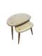 Ercol Collection Pebble Nest Of Two Tables In Clear Cm W49cm D34cm Rrp £620