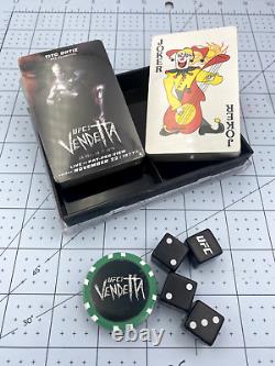 Extremley Rare Ufc Vendetta Poker Chip Collectors Set Shamrock Vs Ortiz Mma