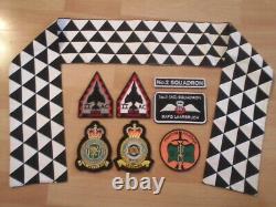 F-4 Phantom Royal Air Force Laarbruch No. 2 Squadron Shiny Two Patch Set + Scarf