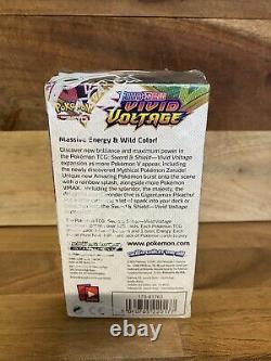 FACTORY SEALED Vivid Voltage Booster Box (18 Packs) And Two V Cards From The Set