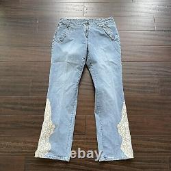 FUBU Denim Outfit Women Jeans Jacket 1X Pants 14 Lace Hip Hop Vintage Y2K