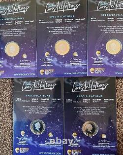 FULL SET 2022 £2 Southern Constellations. British Antarctic Territory