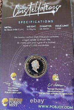 FULL SET 2022 £2 Southern Constellations. British Antarctic Territory