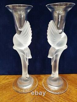 Faberge Kissing Doves Candle Holder Set Of Two Candleholder