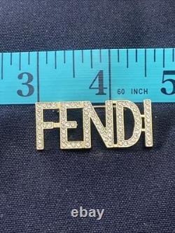 Fendi Luxury Brand Designer Pin Brooch Set Of Two