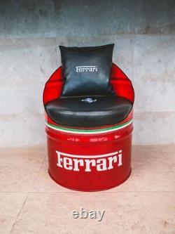 Ferrari set table and two chairs (barrels) PK Werks