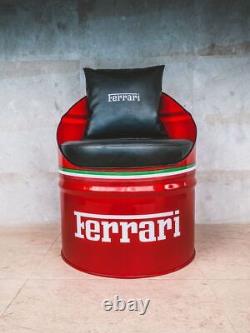 Ferrari set table and two chairs (barrels) PK Werks