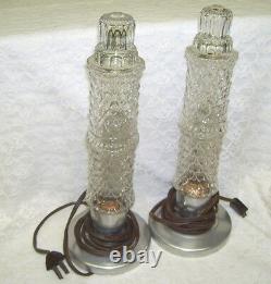 Filament Tube Bulbs Set of Two Piano Lamps