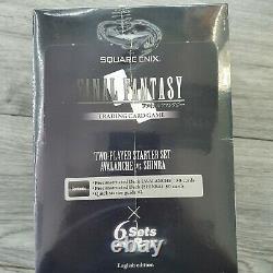 Final Fantasy TCG Two Player Starter Set Box Avalanche VS Shinra 6 Pack