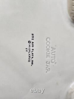 Fitz And Floyd Auto Cookie Jar With Auto Mugs Japan Rare Set 1978