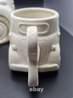 Fitz And Floyd Auto Cookie Jar With Auto Mugs Japan Rare Set 1978