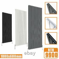 Flat Panel Radiator Vertical Design Tall Upright Central Heating Radiators