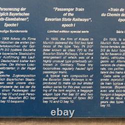 Fleischmann 4901 Bavarian passenger train set of Pt2/3 loco & 3 coaches HO scale