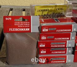 Fleischmann N Set N-Profi 9170+ 9171, 20 x Switches+ many Tracks, new