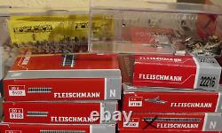 Fleischmann N Set N-Profi 9170+ 9171, 20 x Switches+ many Tracks, new