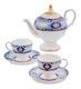 Florence Mystery Tea Set (for Two) With An Italian Touch In Antique Style Golden