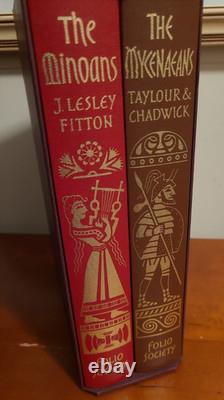 Folio Society The MYCENAEANS AND THE MINOANS Two Volume Set in Slipcase