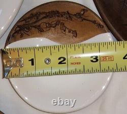 Forest Ceramics Set of Two Salad Plates, Two Dinner Plates, Four Bowls, & Dish