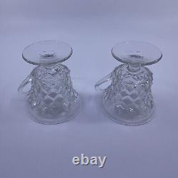 Fostoria American Clear Handled Sherbet Set Of 2