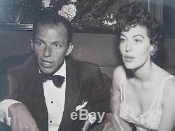 Frank Sinatra and Ava Gardner Original 8 by 10 Two Photo Set 1953 by Frank Worth