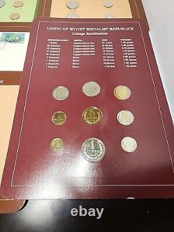 Franklin Mint Coin Sets of All Nations Vol 1 42 Cards China, USSR & MORE