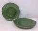 French Biot Art Pottery Plate Lot 2 Green Glaze Country Rustic Artisan France 8