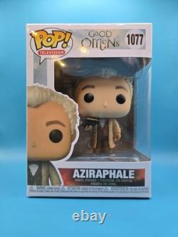 Funko Pop Good Omens Lot Set Aziraphale (#1077) and Crowley (#1078)